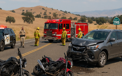 Three Killed in Highway 198 Collision in Tulare County